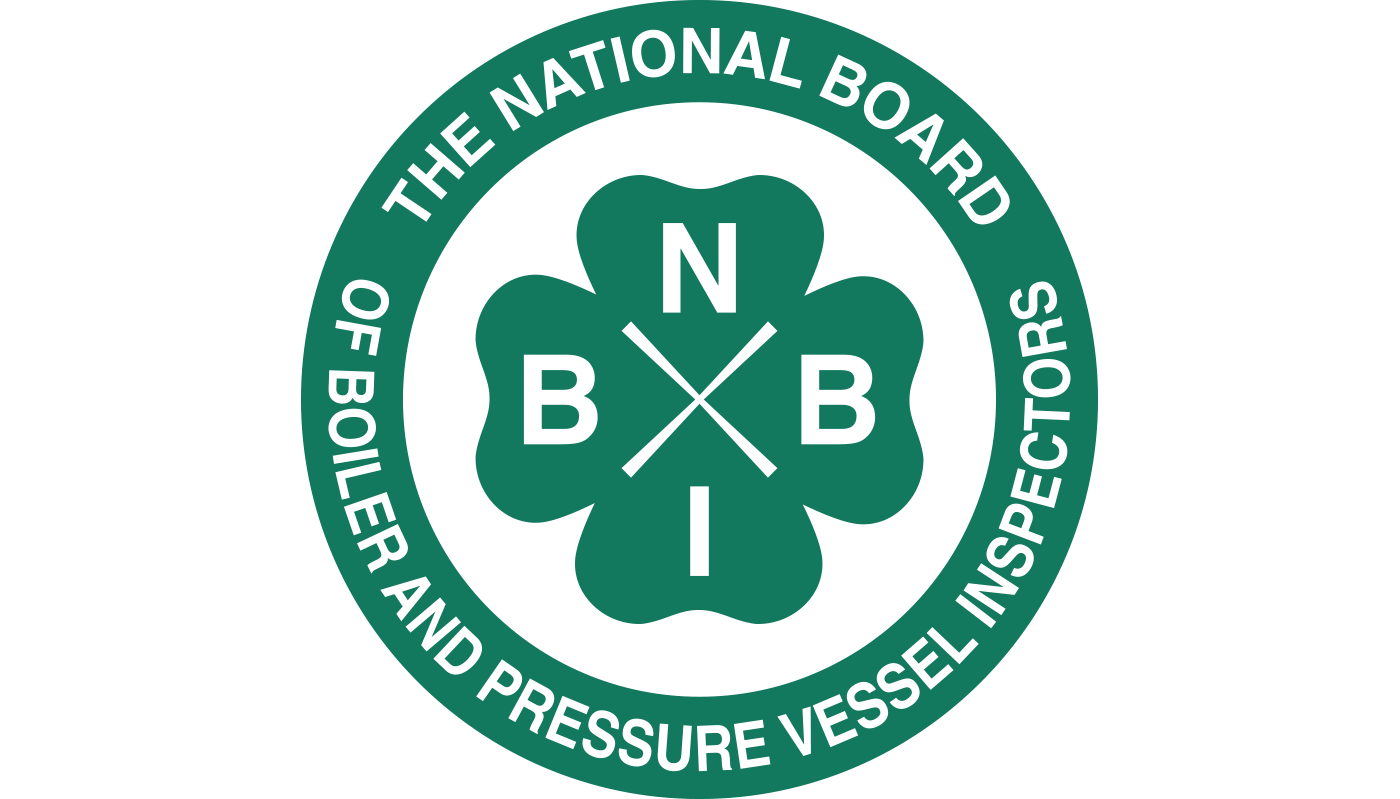National Board of Boiler & Pressure Vessel Inspectors (NBBI) Certified